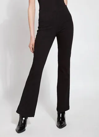 Baby Bootcut Denim Jeans in Black