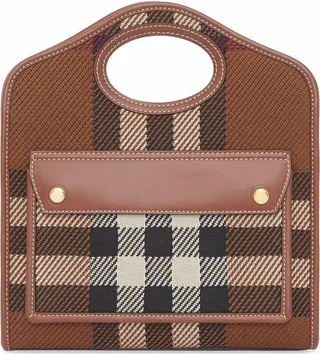 BURBERRY- Pocket Mini Handbag