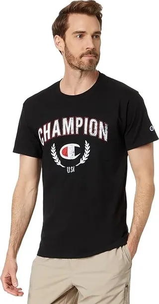 Champion Americana Classic Graphic Tee II (Black) Men's Clothing