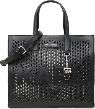 Karl Lagerfeld Paris Nouveau Medium Perforated Tote