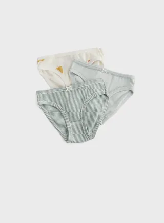 Kids 3 Pack Assorted Briefs