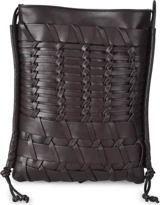 Trena Flat Square Crossbody Shoulder Bag