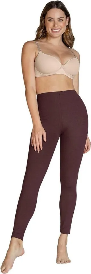 Leonisa Everyday Slimming High-Waisted Legging - Red L