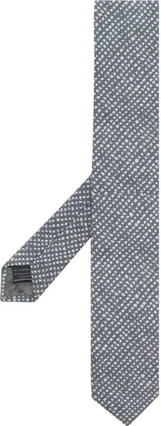 Emporio Armani Jacquard Pointed-Tip Tie