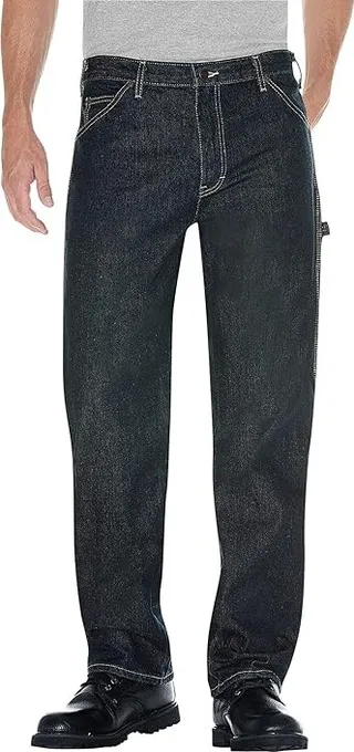 Dickies Men's Relaxed Fit Carpenter Jean (Khaki Tint) Men's Jeans