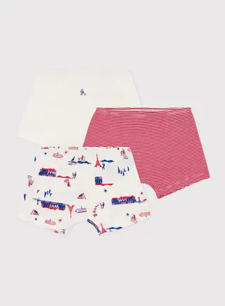 Kids 3 Pack Assorted Hipsters