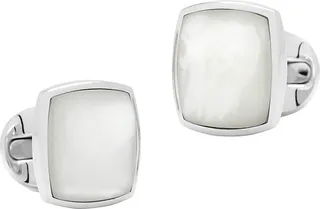 Classic Cushion Mother Of Pearl Cufflinks