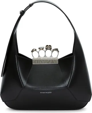 Leather Logo-Print Bag