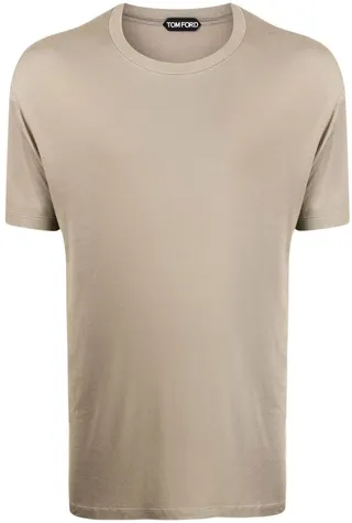 short-sleeved crew-neck T-shirt
