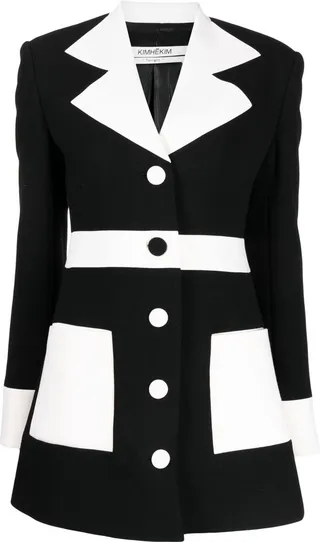 Single-Breasted Blazer Dress