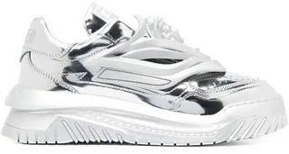 Medusa Laminate low-top sneakers
