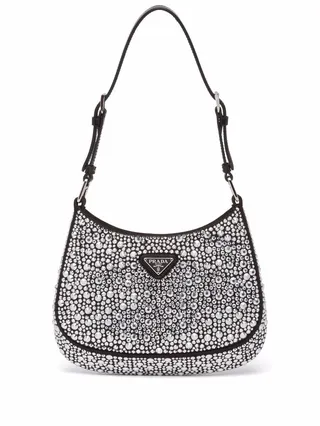 embellished Cleo shoulder bag