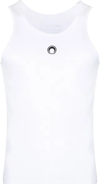 Crescent-Moon Sleeveless Top