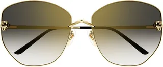 Cartier Cat-Eye Frame Sunglasses