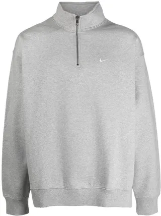 High-Neck Zip-Fastening Jumper