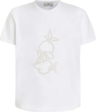 perforated cotton T-Shirt