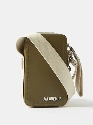 Cuerda Grained-leather Cross-body Bag