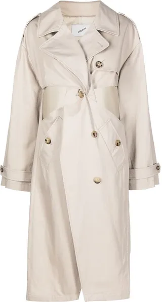 Cut-Out Trench-Coat