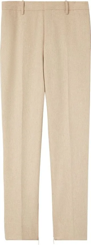 Logo-Tag Slim-Cut Trousers