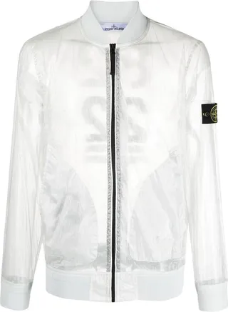 Lightweight Sheer Bomber Jacket
