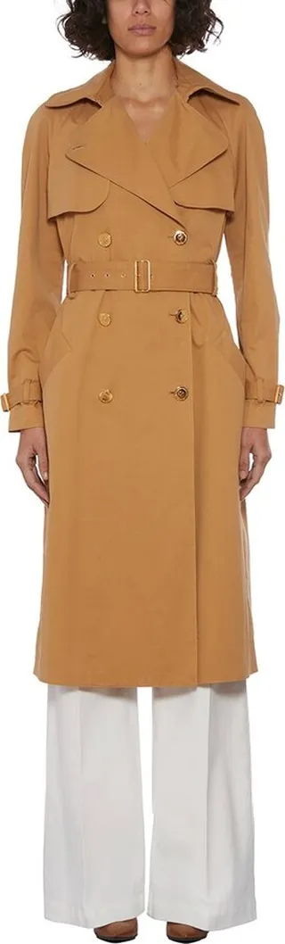 Elisabetta Franchi Belted Long Trench