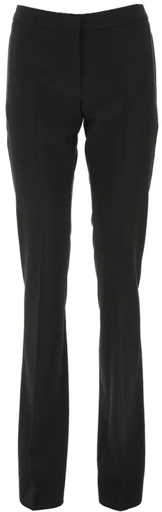 Alexander McQueen High Waisted Straight Leg Trousers