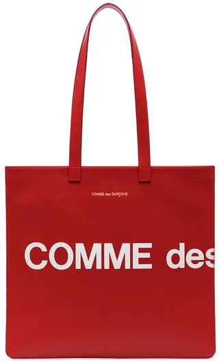Logo Print Tote Bag