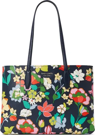 kate spade new york All Day Flower Bed Printed Tote