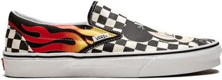 Checked Slip-On Sneakers