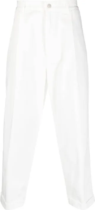 Wide-Leg Denim Jeans