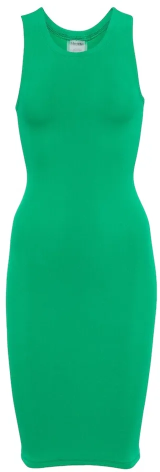 Iris scoop-neck bodycon minidress