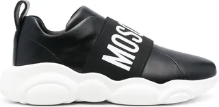 Logo-Print Strap Sneakers