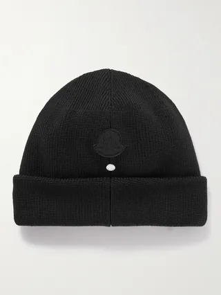 + 1017 ALYX 9SM Logo-Appliquéd Ribbed Wool Beanie