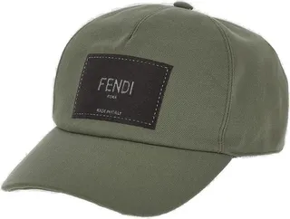 Fendi Logo Patch Baseball Cap