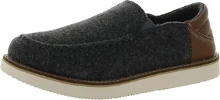 Cozy Vibe Low Sugar Mat Mens Wool Slip-On Loafer Slippers