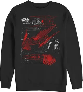 Men's Star Wars The Last Jedi TIE Silencer Sweatshirt - Black - Medium