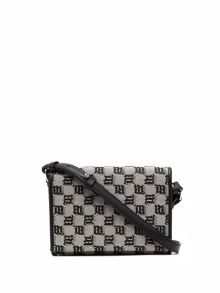 Monogram-Jacquard Shoulder Bag
