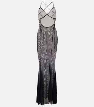 Mesh gown