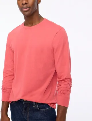 J.Crew Factory Men's Long-Sleeve Washed Jersey Tee