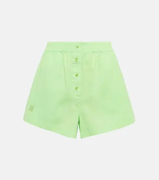 Ponisan cotton poplin shorts