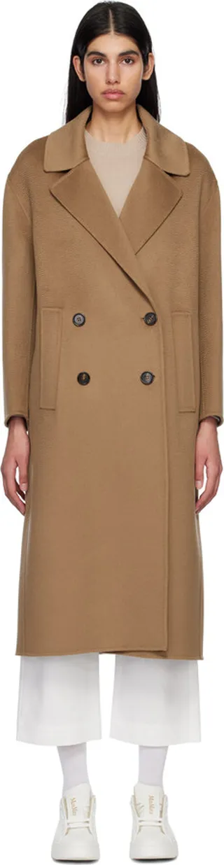 S Max Mara Brown Mattia Coat