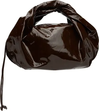 Dries Van Noten Brown Textured Bag