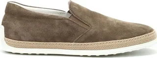 Tod's Round Toe Slip-On Sneakers