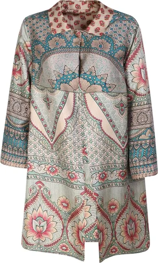 Reversible Bomber Jacket Green Print