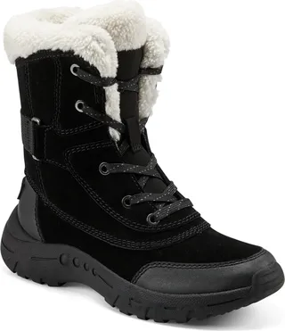 Easy Spirit Women's Norte Round Toe Cold Weather Booties Women's Shoes