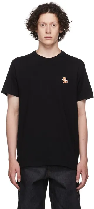 Maison Kitsuné Black Chillax Fox T-Shirt