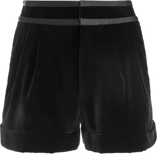 Conry piped-waist shorts