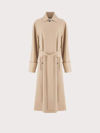 Ferragamo Women Ultra light trench Beige