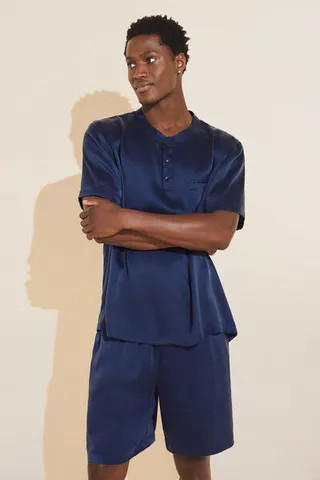 Charles Washable Silk Short PJ Set