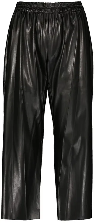 Faux leather pants